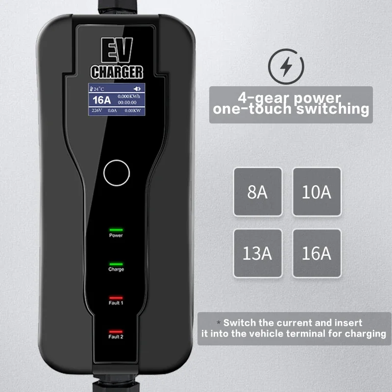 ポータブル電気自動車充電器,11kW,16A,タイプ2,調整 - Type 2 Portable Ev Charger 11Kw Cee のレビューと価格