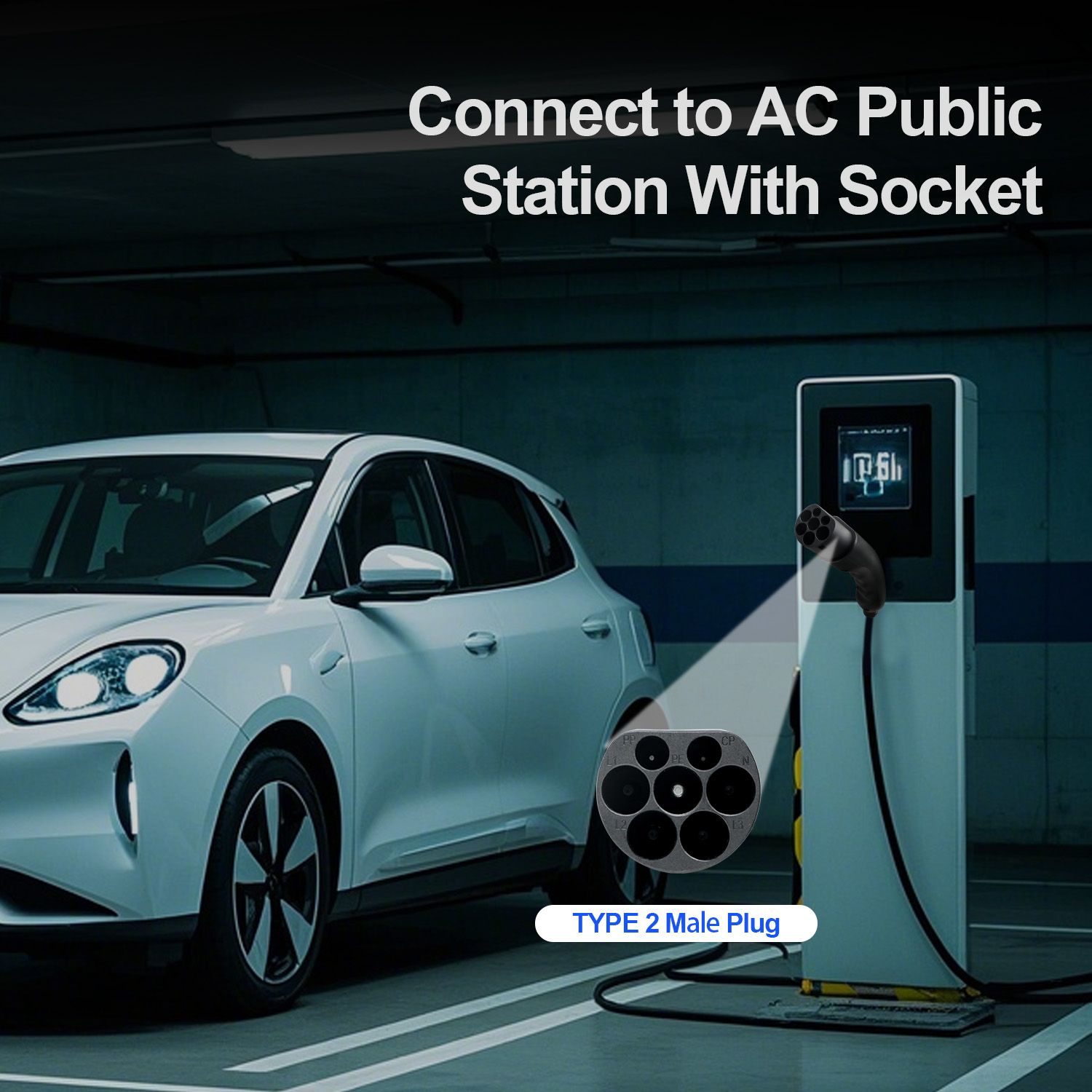 コランキー タイプ2 オス EVプラグ 1P/3相 充電ガン - Ev Charger Type 2 22Kw 32A 3 Phase のレビューと価格